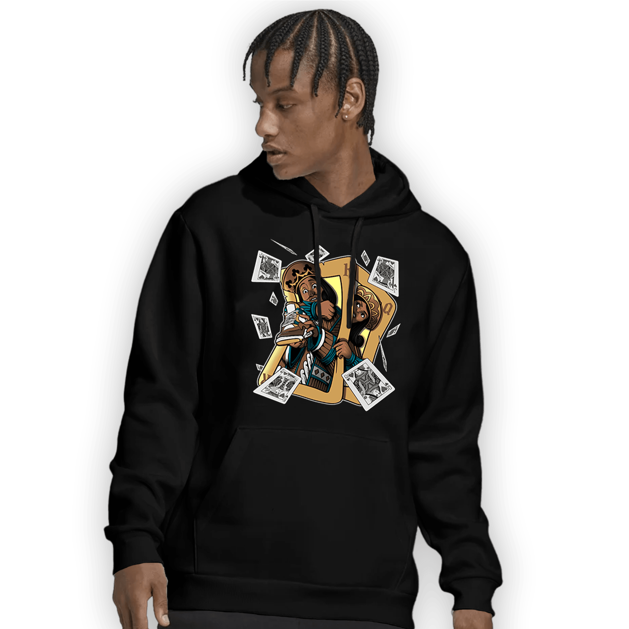 Cacao Wow 4s Hoodie Match Sneaker Playing Card - NastyJamz