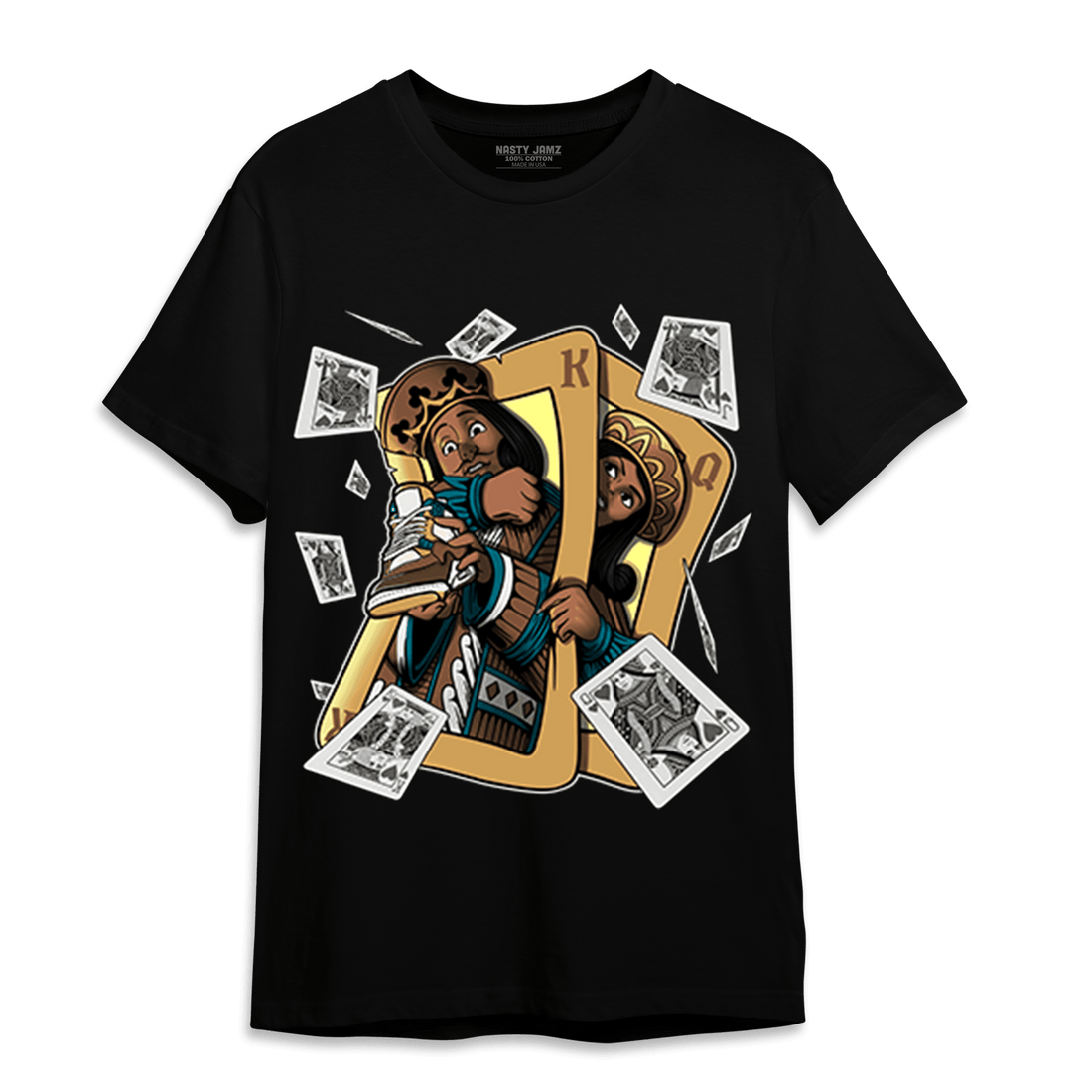 Cacao Wow 4s T Shirt Match Sneaker Playing Card - NastyJamz