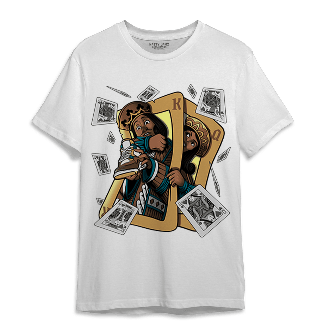 Cacao Wow 4s T Shirt Match Sneaker Playing Card - NastyJamz