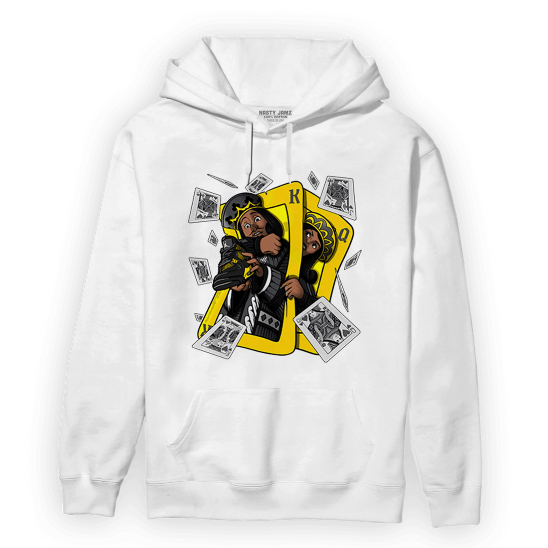 Thunder 4s Hoodie Match Sneaker Playing Card - NastyJamz