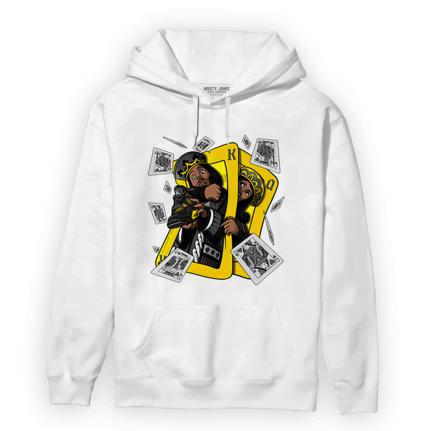 Thunder 4s Hoodie Match Sneaker Playing Card - NastyJamz
