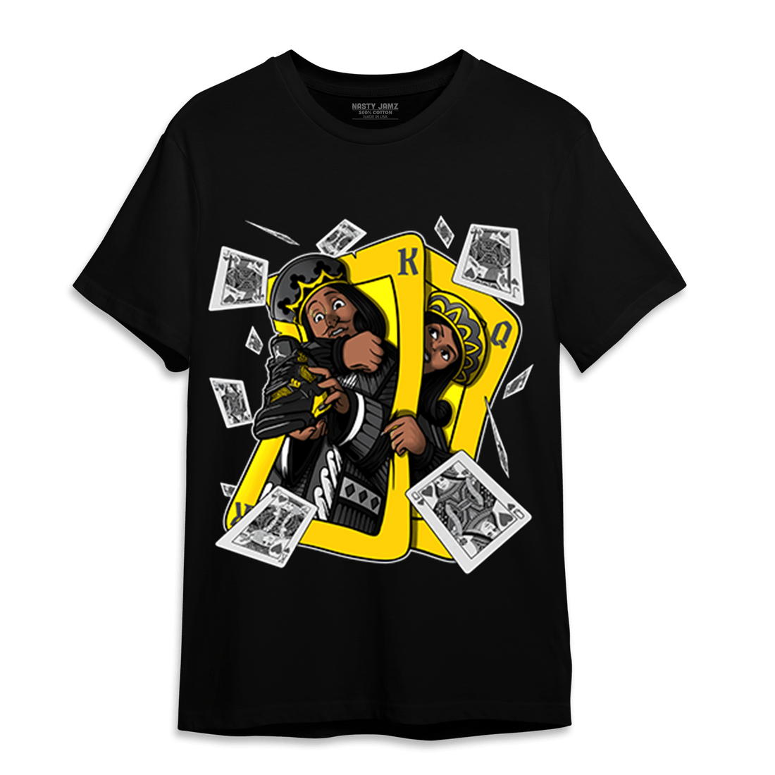 Thunder 4s T Shirt Match Sneaker Playing Card - NastyJamz
