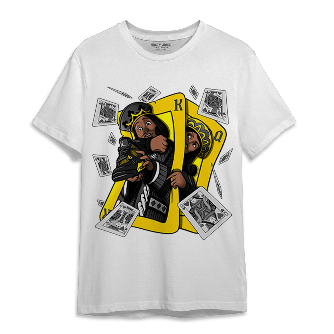 Thunder 4s T Shirt Match Sneaker Playing Card - NastyJamz