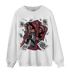 Burgundy 5s Sweatshirt Match Sneaker Playing Card - NastyJamz