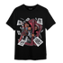 Burgundy 5s T Shirt Match Sneaker Playing Card - NastyJamz