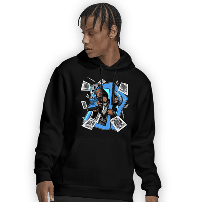 University Blue 5s Hoodie Match Sneaker Playing Card - NastyJamz