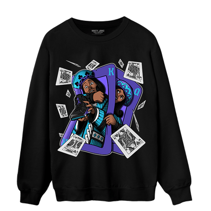 Aqua 6s Sweatshirt Match Sneaker Playing Card - NastyJamz