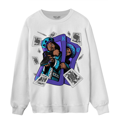 Aqua 6s Sweatshirt Match Sneaker Playing Card - NastyJamz