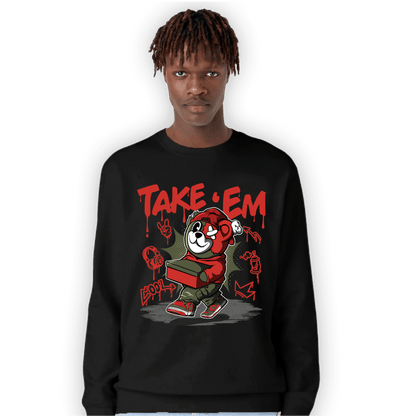 Dunk Low Mystic Red Sweatshirt Match Take &
