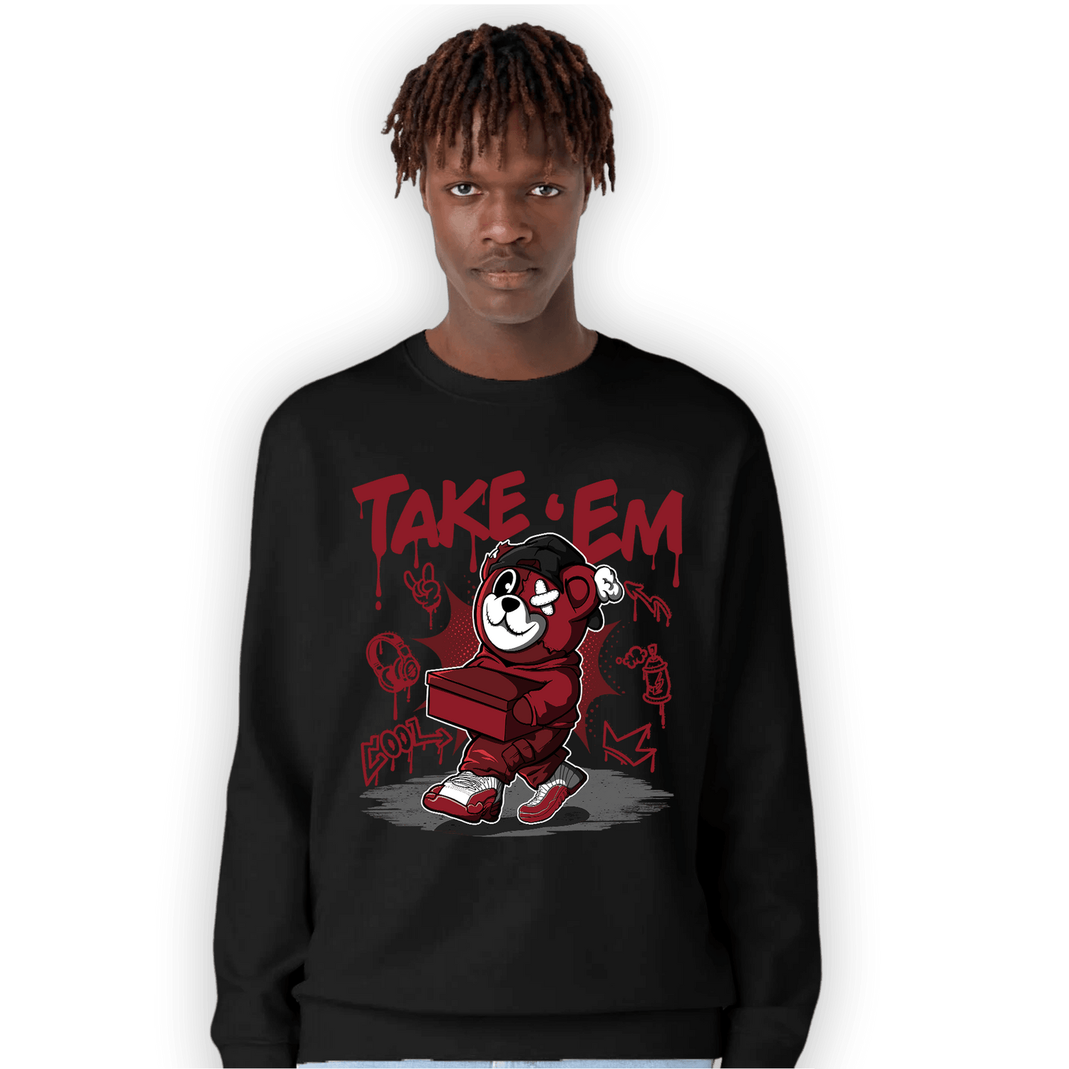 Cherry 12s Sweatshirt Match Take &