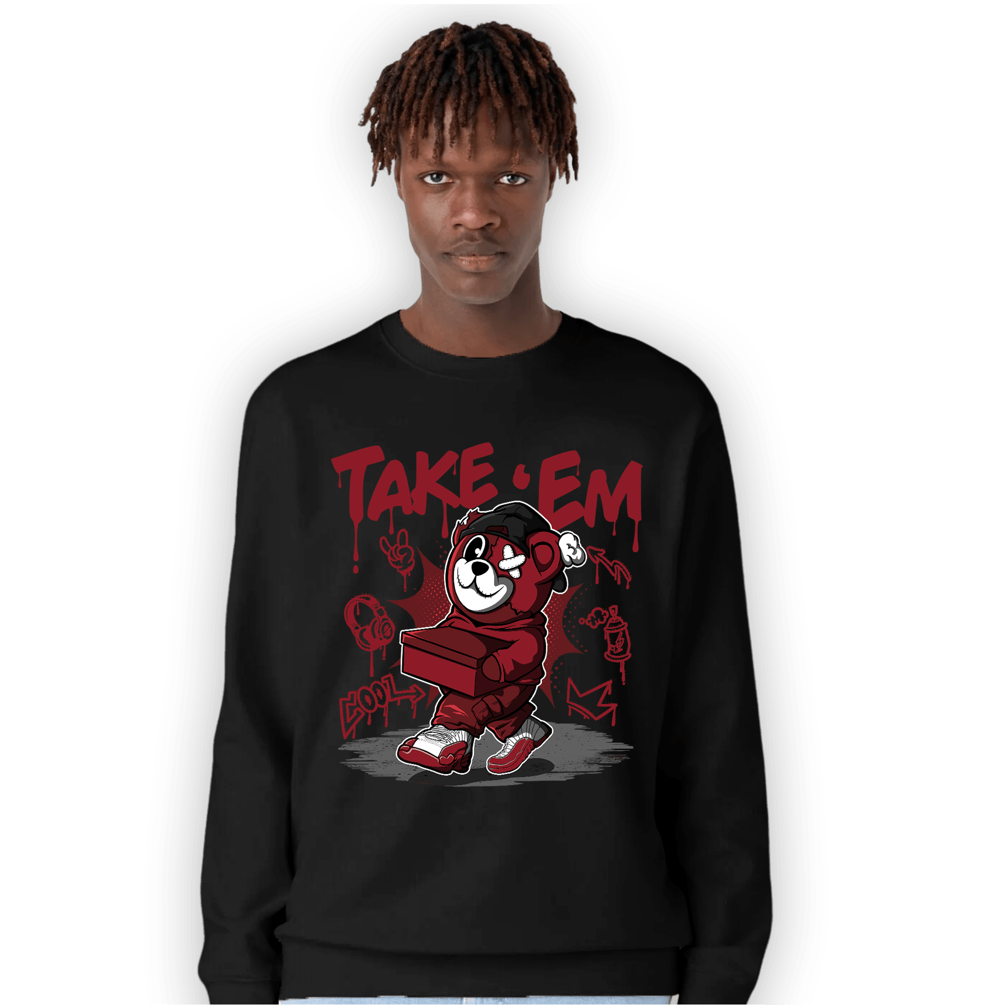 Cherry 12s Sweatshirt Match Take &