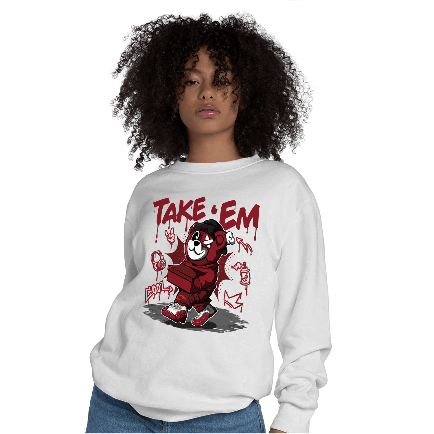Cherry 12s Sweatshirt Match Take &