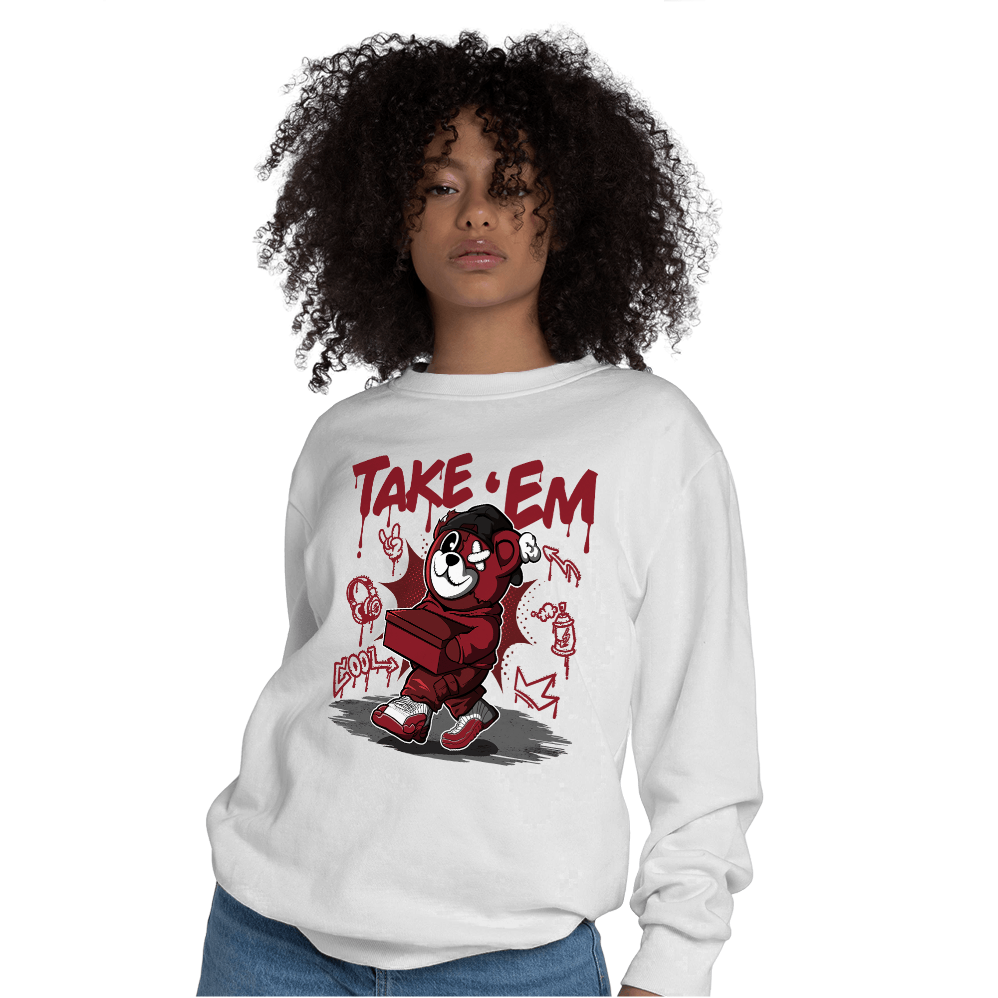 Cherry 12s Sweatshirt Match Take &