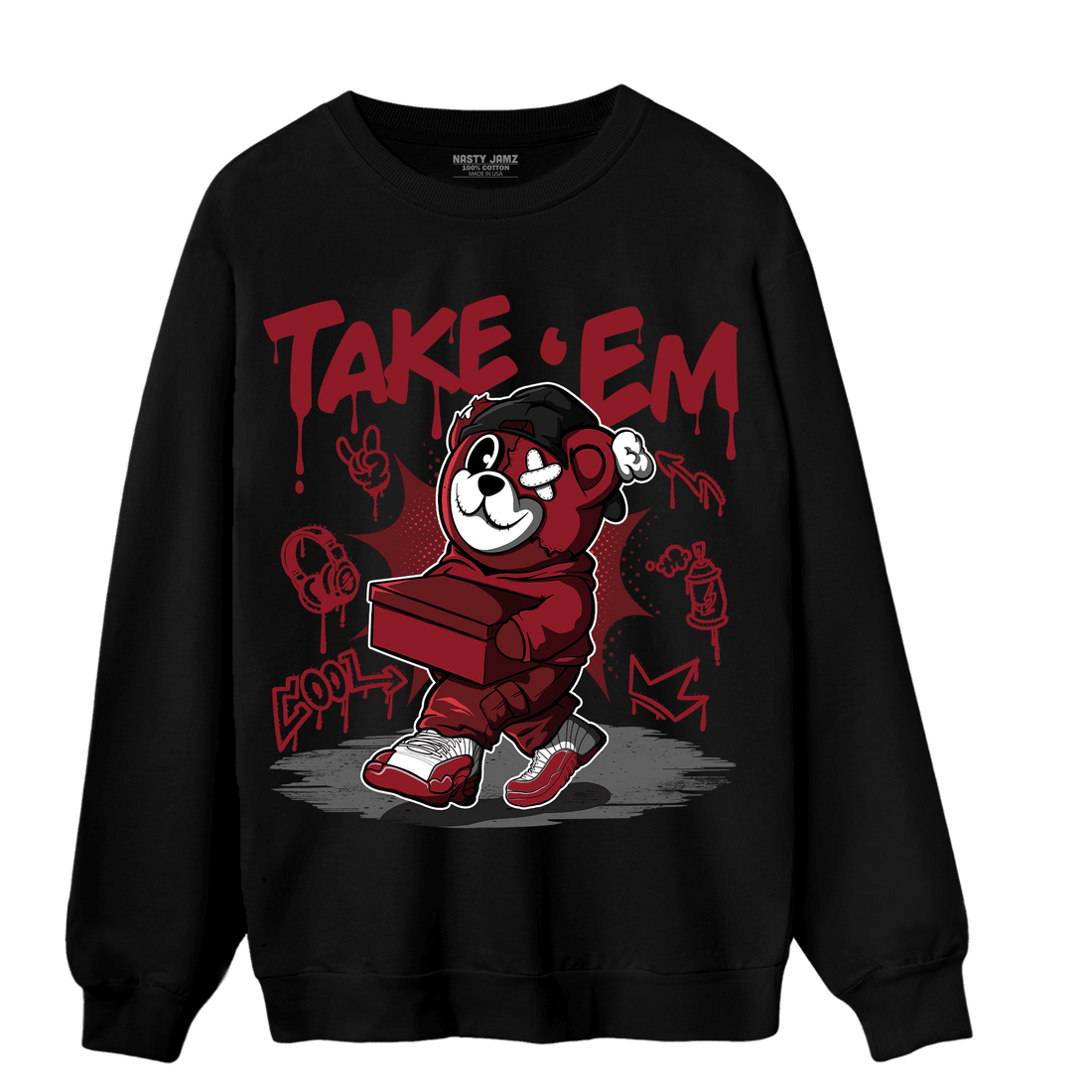 Cherry 12s Sweatshirt Match Take &
