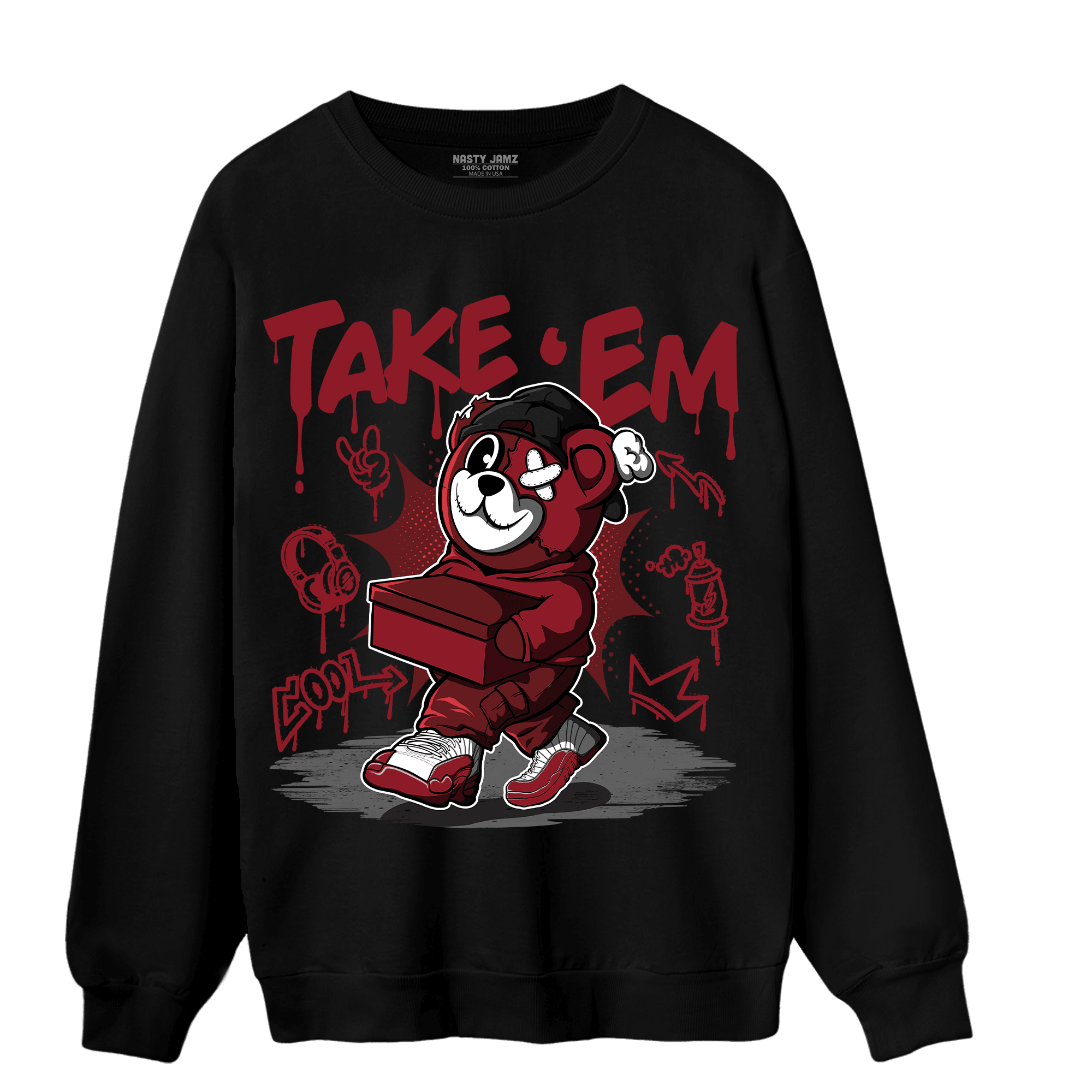 Cherry 12s Sweatshirt Match Take &