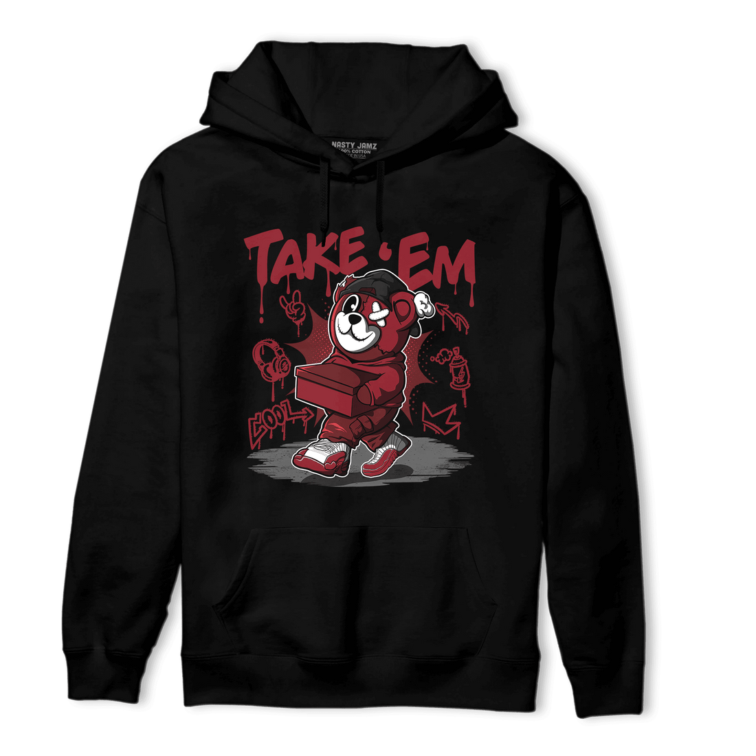 Cherry 12s Hoodie Match Take &