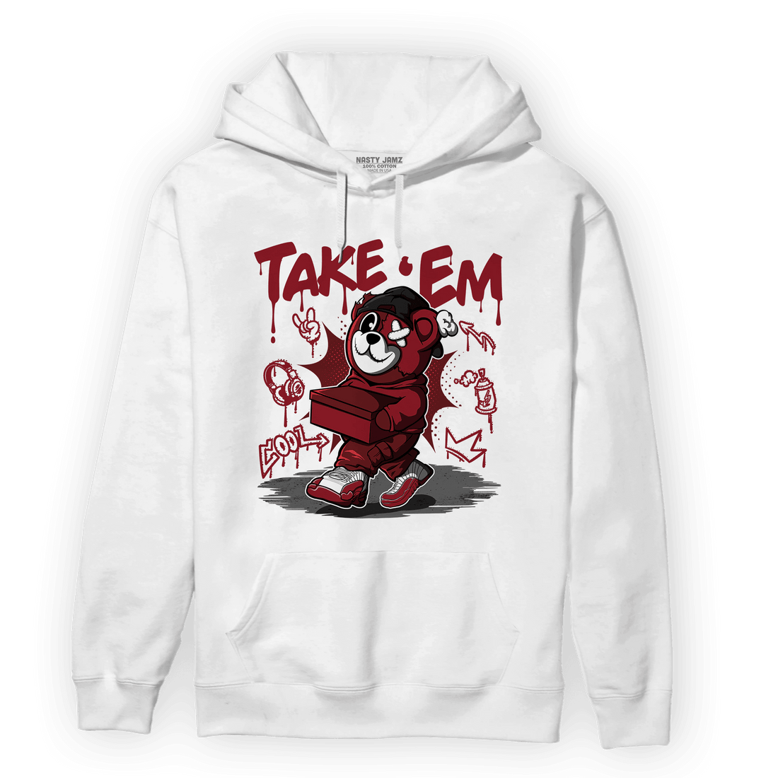 Cherry 12s Hoodie Match Take &