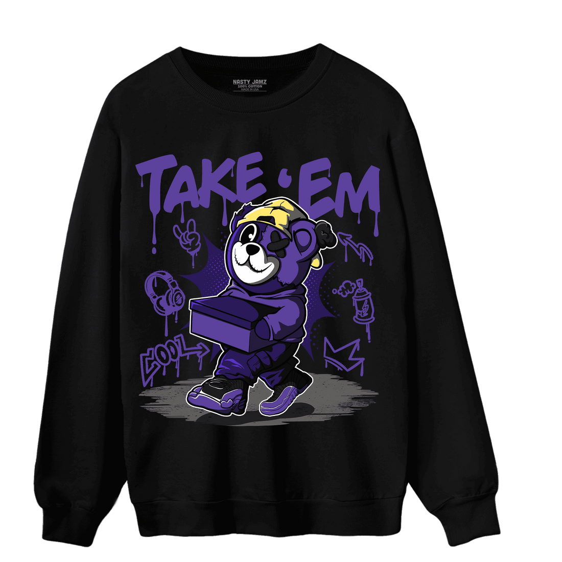 Field Purple 12s Sweatshirt Match Take &