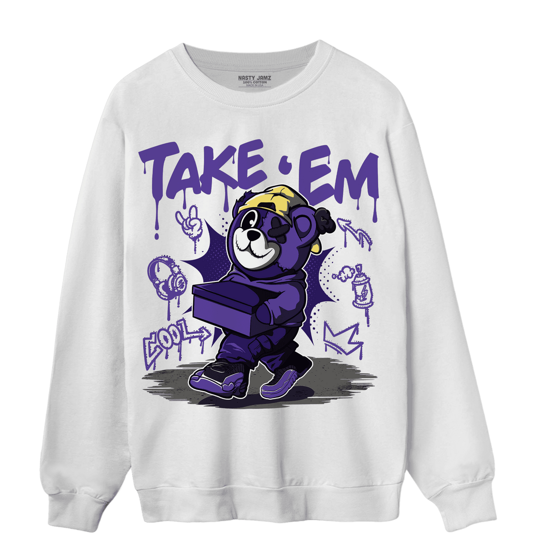 Field Purple 12s Sweatshirt Match Take &