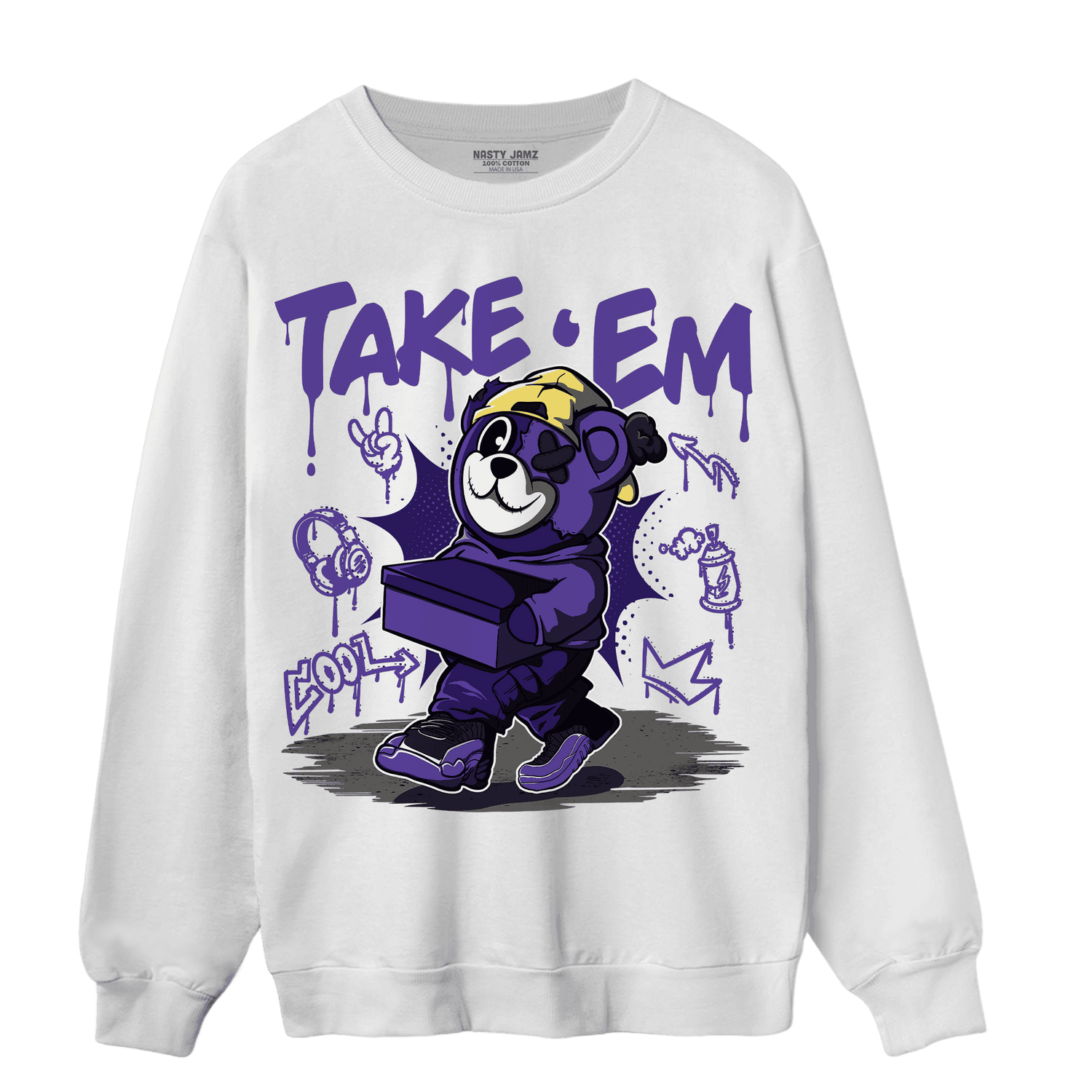 Field Purple 12s Sweatshirt Match Take &