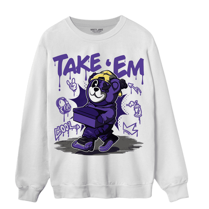 Field Purple 12s Sweatshirt Match Take &