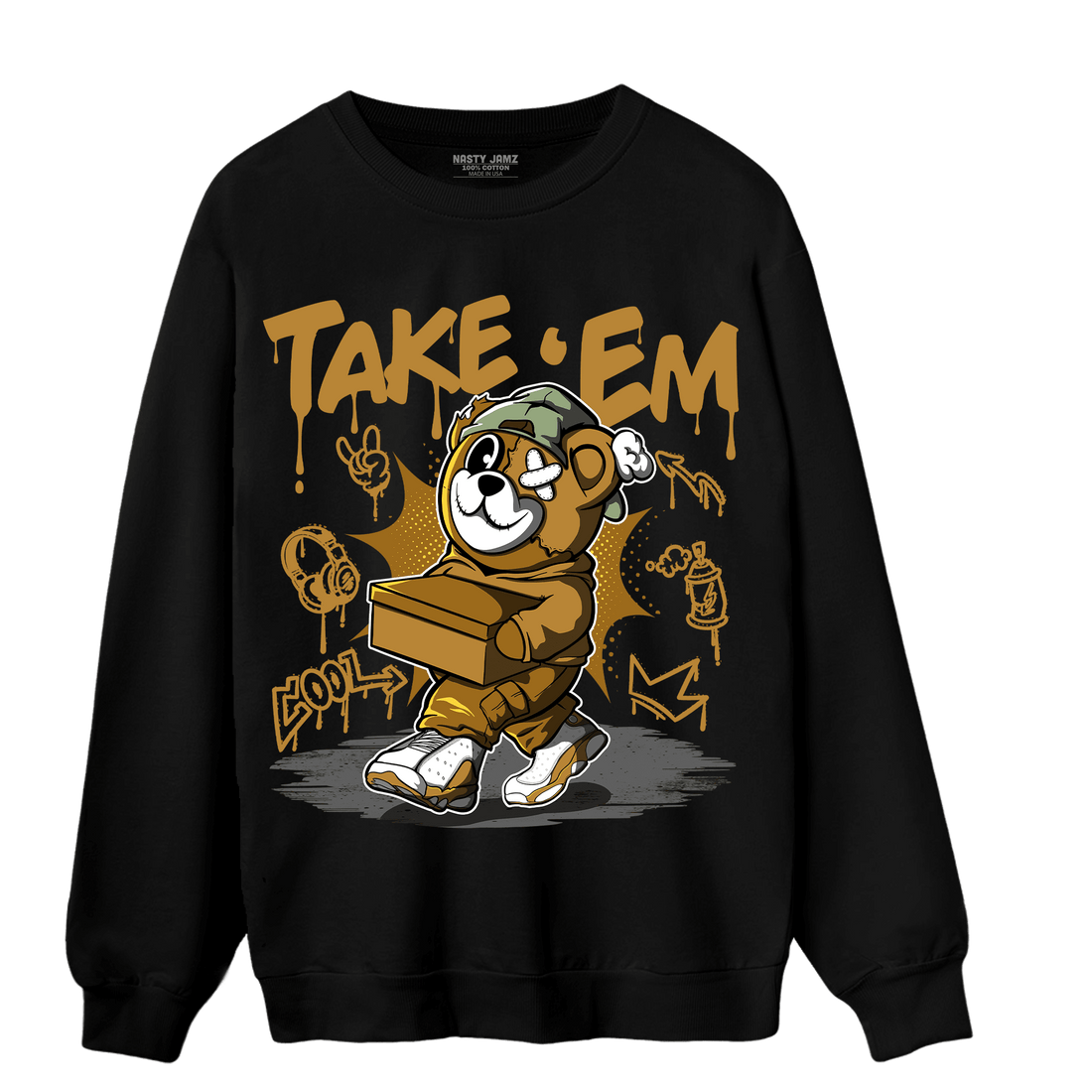 Wheat 13s Sweatshirt Match Take &