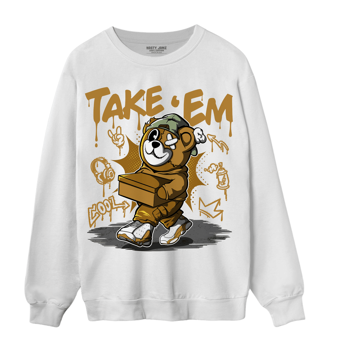 Wheat 13s Sweatshirt Match Take &