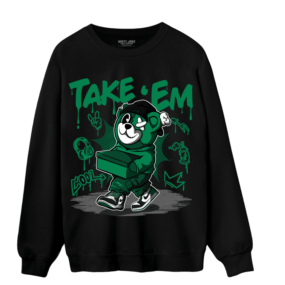 Celtic Lucky Green 1s Sweatshirt Match Take &
