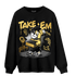 Mid SE Black Gold 1s Sweatshirt Match Take &