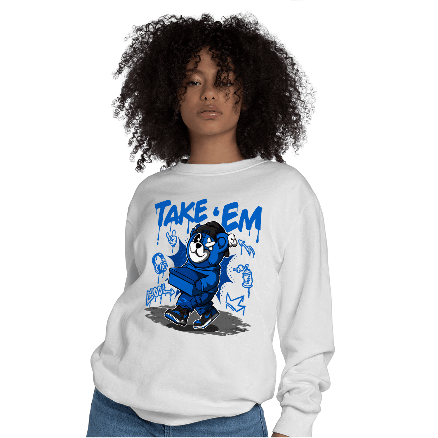 Royal Reimagined 1s Sweatshirt Match Take &