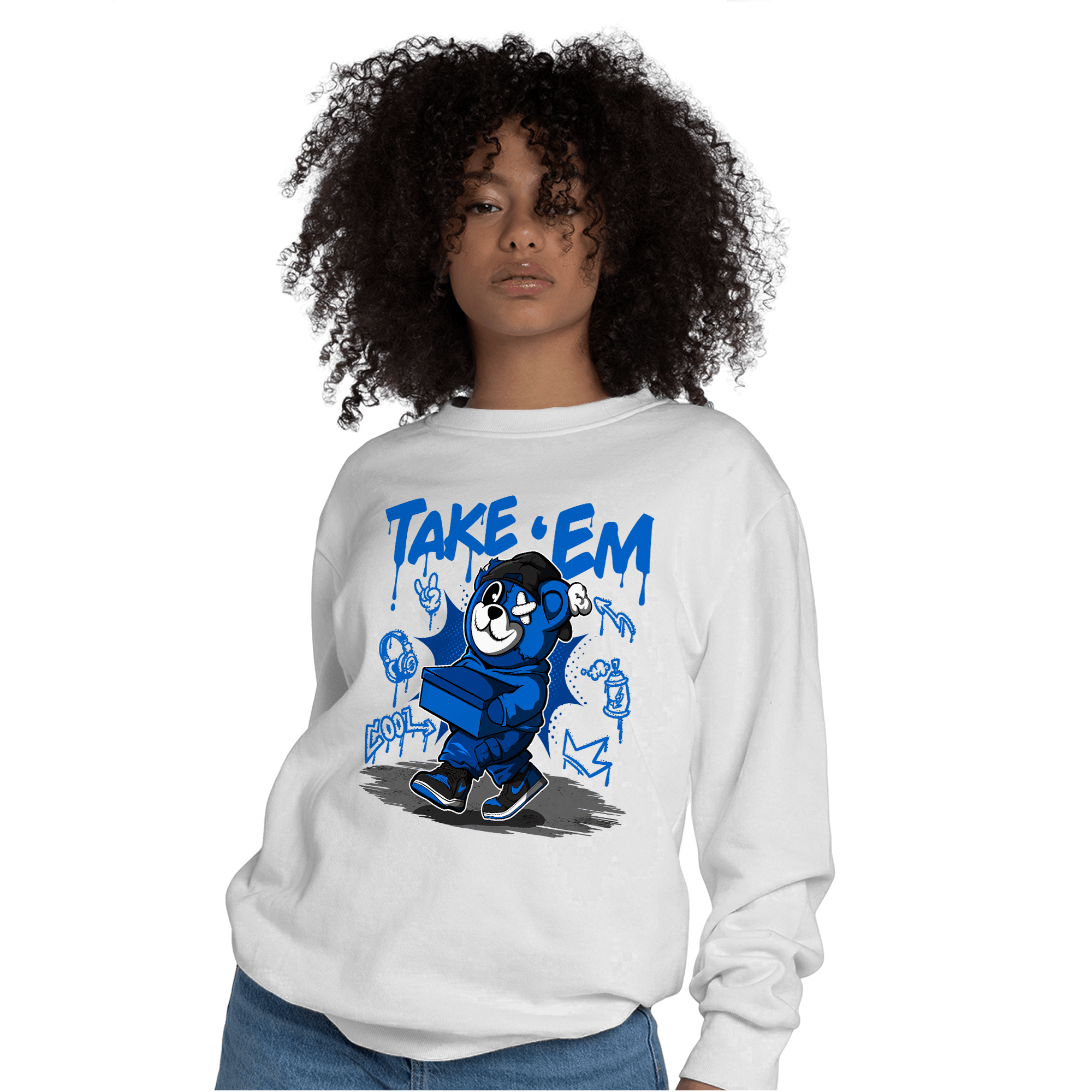 Royal Reimagined 1s Sweatshirt Match Take &