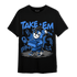 University Blue Toe 1s T Shirt Match Take &