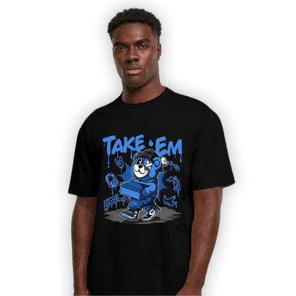 University Blue Toe 1s T Shirt Match Take &