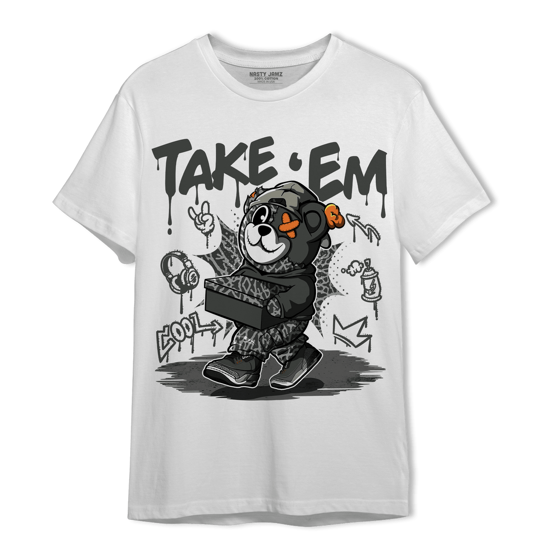 Fear Pack 3s T Shirt Match Take &