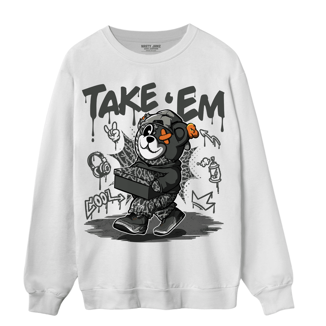 Fear Pack 3s Sweatshirt Match Take &