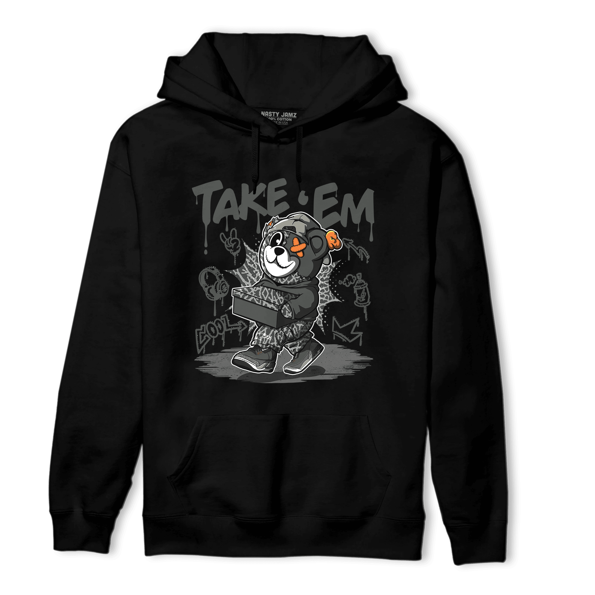 Fear Pack 3s Hoodie Match Take &