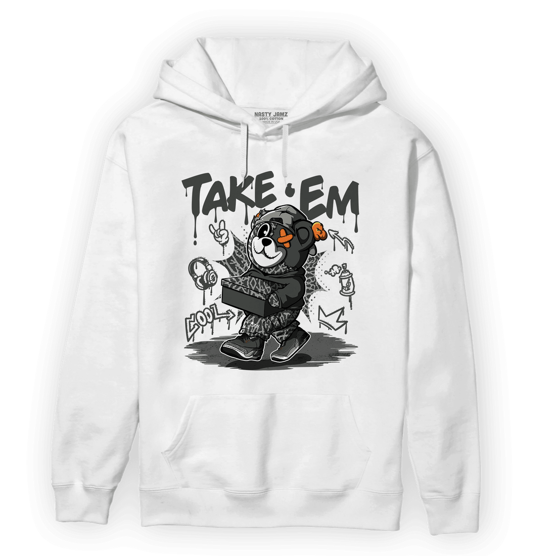 Fear Pack 3s Hoodie Match Take &