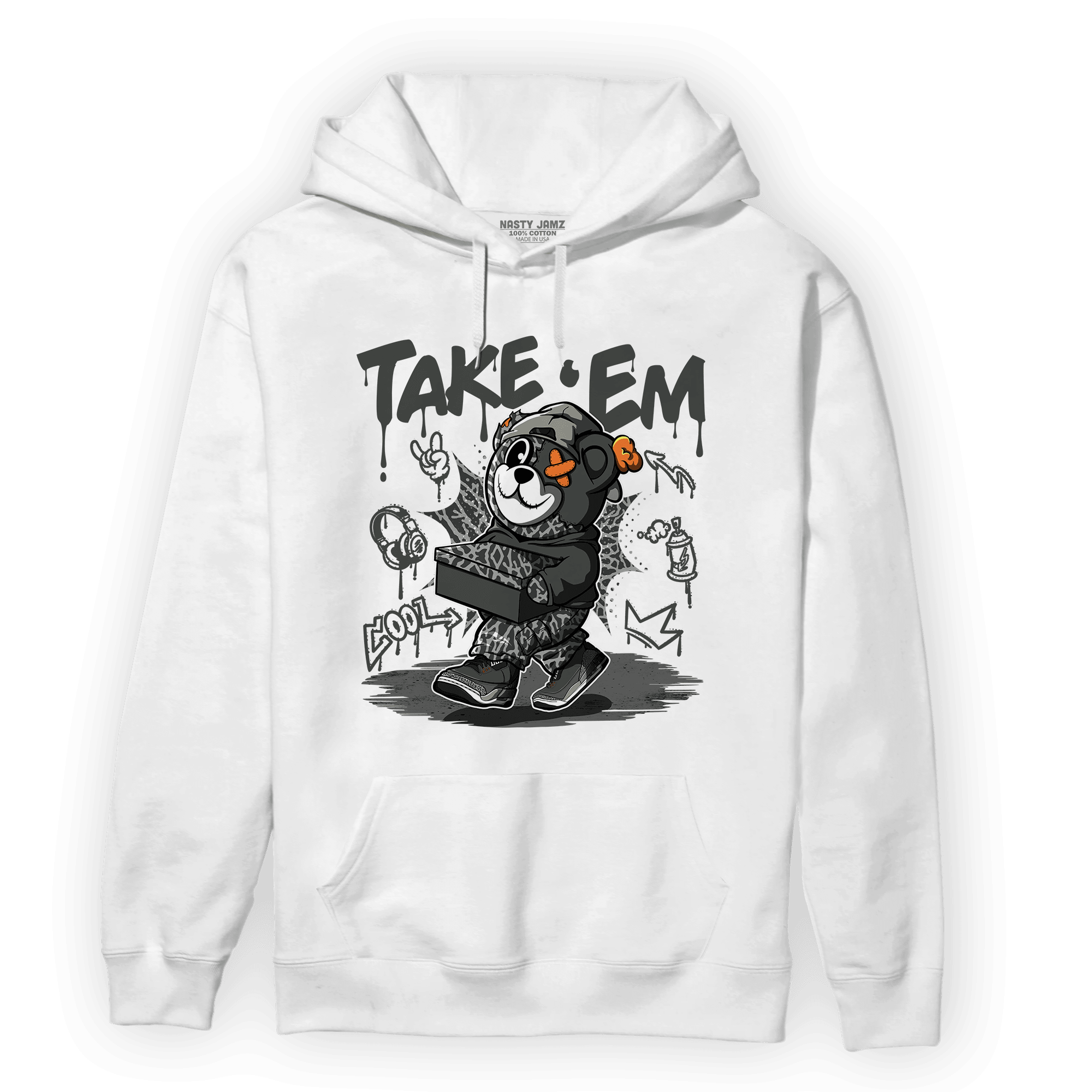 Fear Pack 3s Hoodie Match Take &