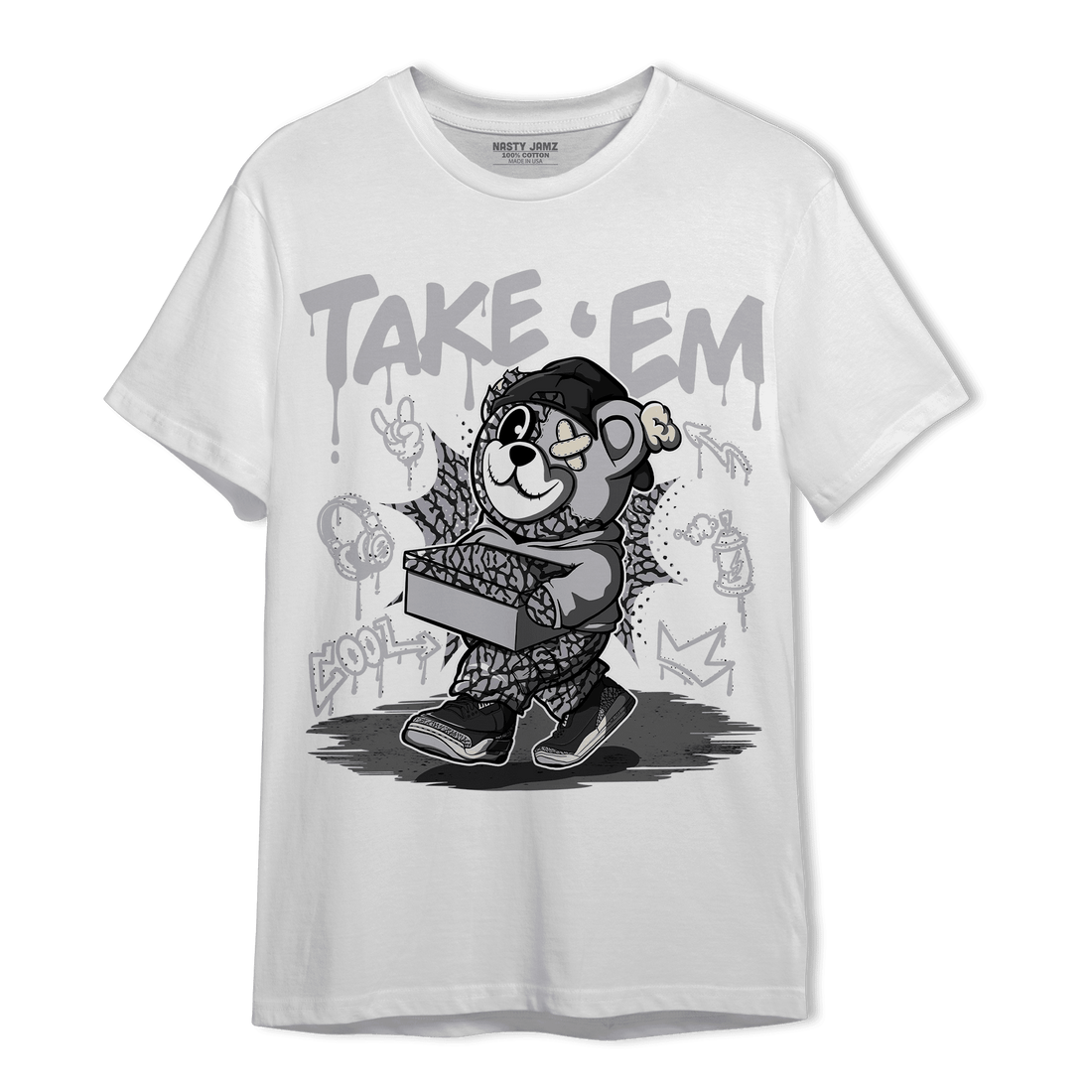 Off Noir 3s T Shirt Match Take &