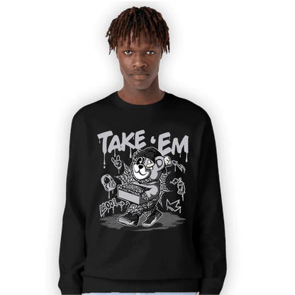 Off Noir 3s Sweatshirt Match Take &