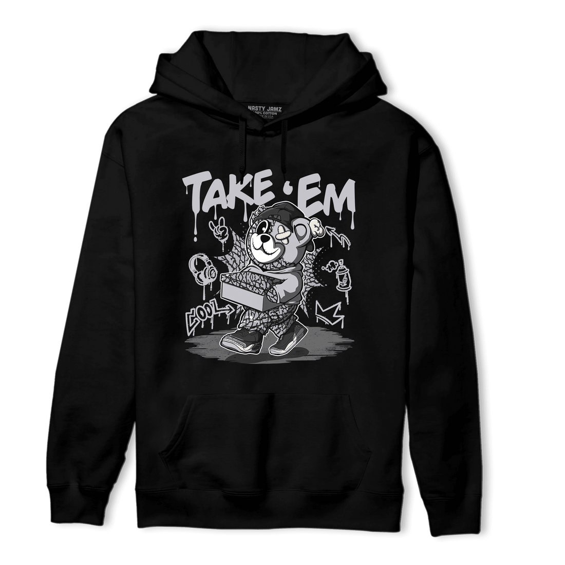 Off Noir 3s Hoodie Match Take &