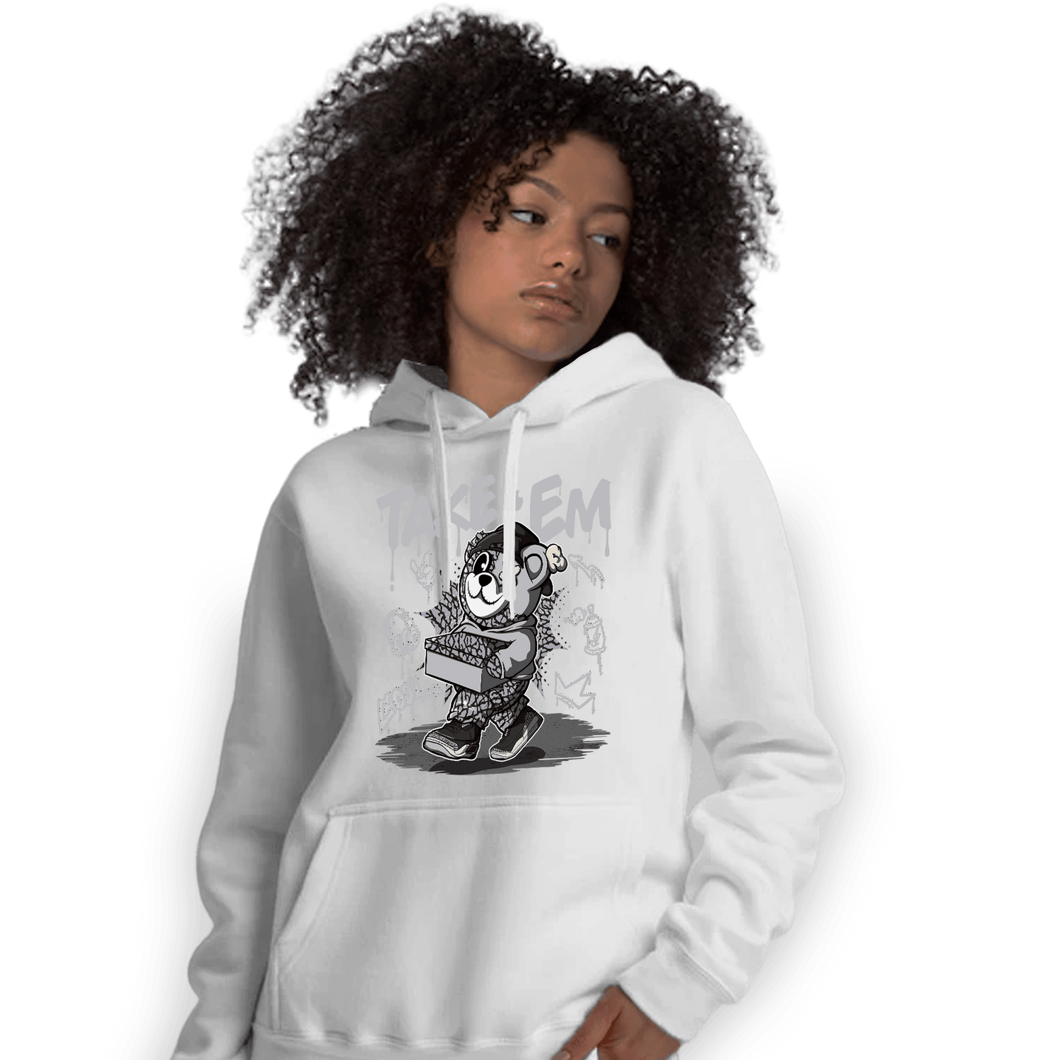 Off Noir 3s Hoodie Match Take &