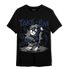 White Navy 3s T Shirt Match Take &