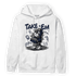White Navy 3s Hoodie Match Take &