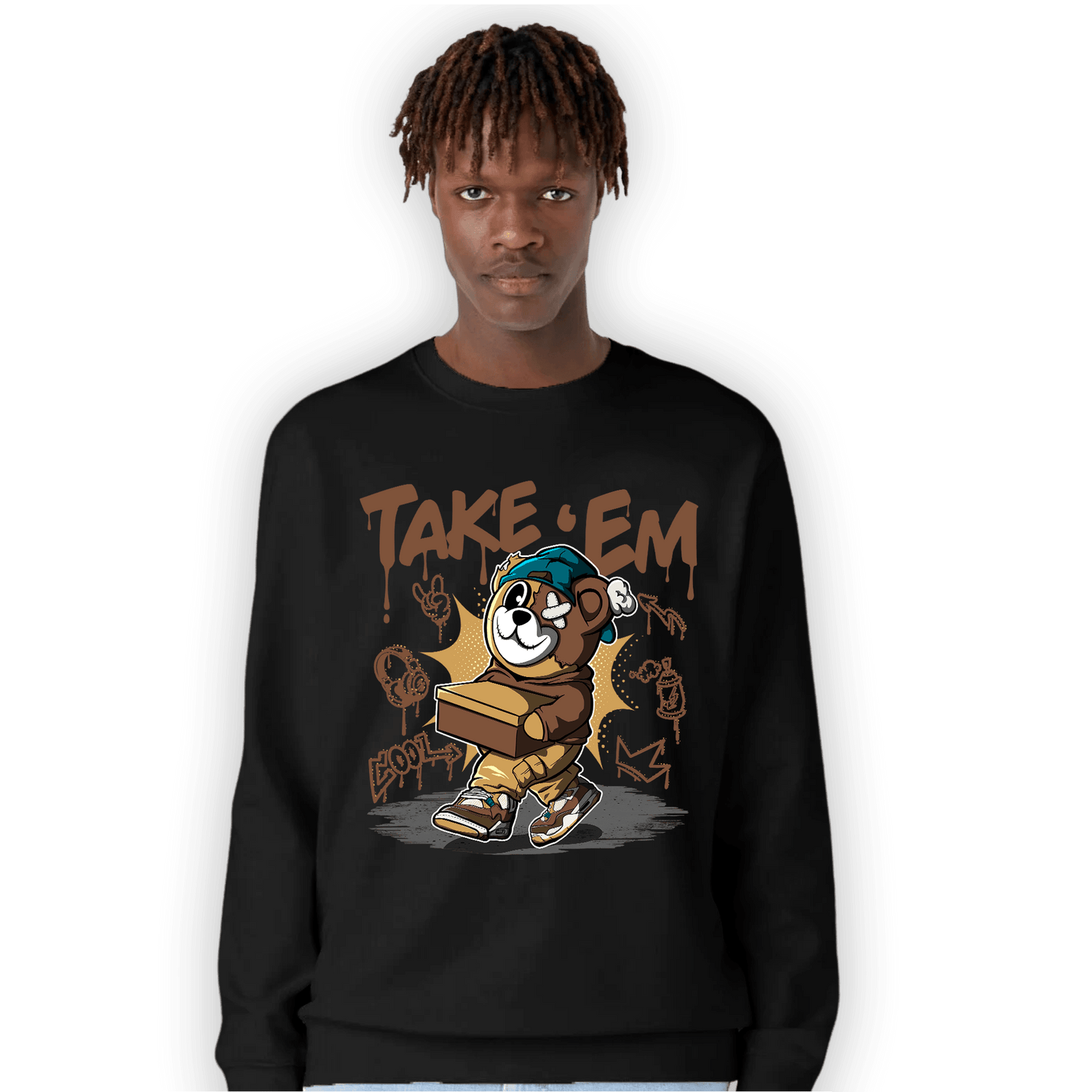 Cacao Wow 4s Sweatshirt Match Take &