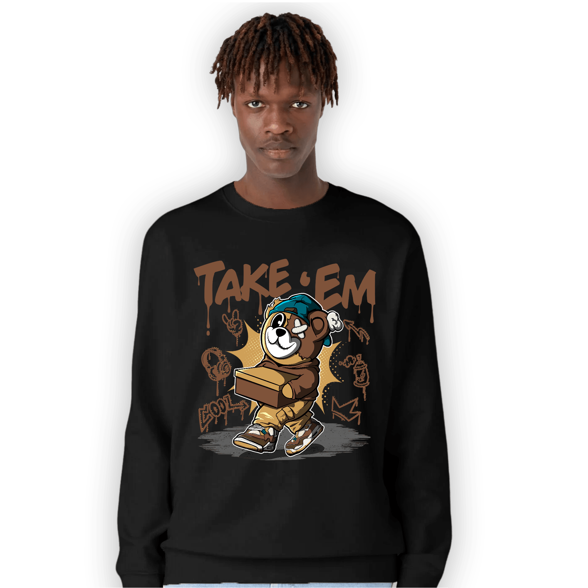 Cacao Wow 4s Sweatshirt Match Take &