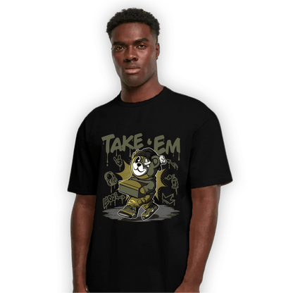 SE Craft Medium Olive 4s T Shirt Match Take &