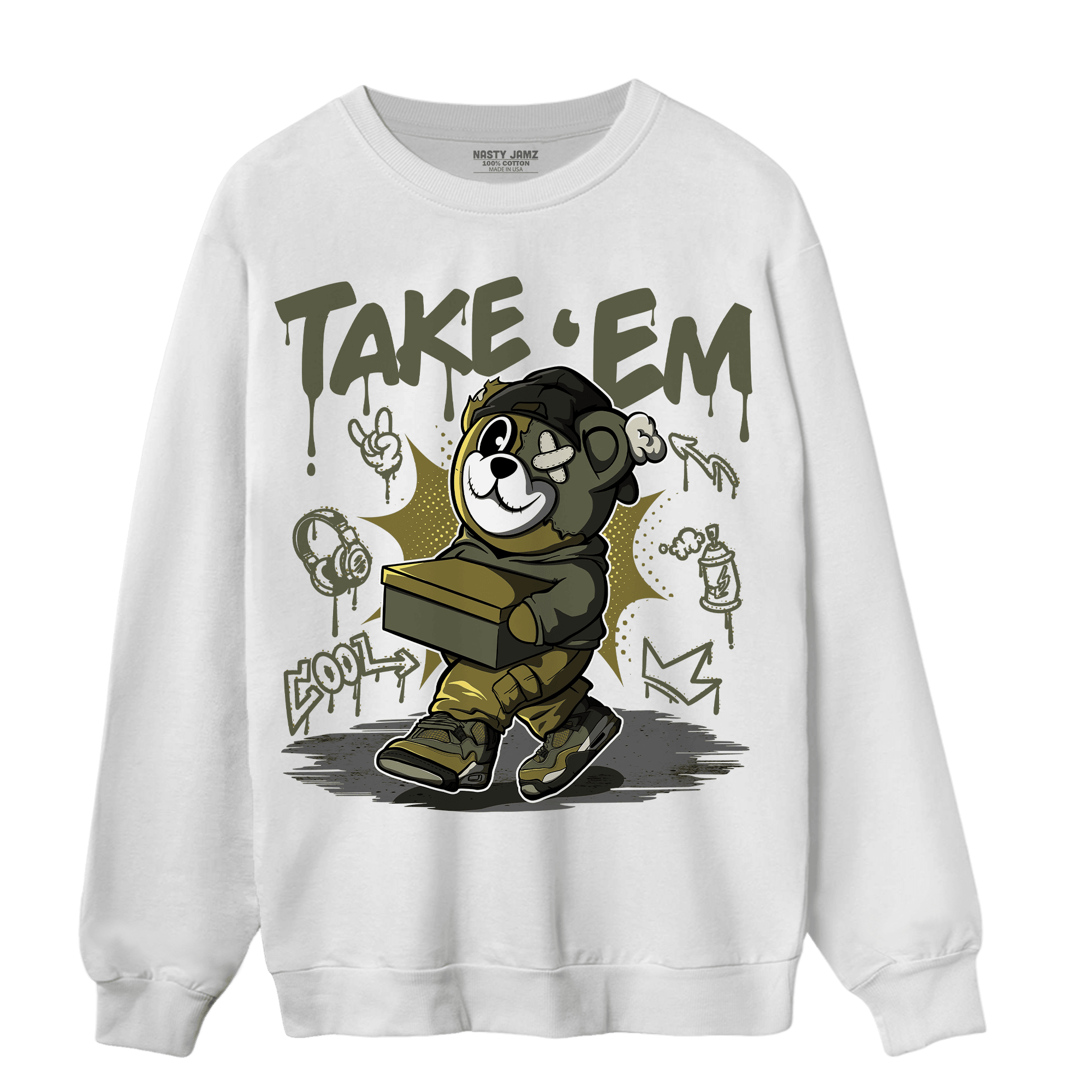 SE Craft Medium Olive 4s Sweatshirt Match Take &