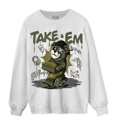 SE Craft Medium Olive 4s Sweatshirt Match Take &