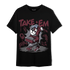 Burgundy 5s T Shirt Match Take &